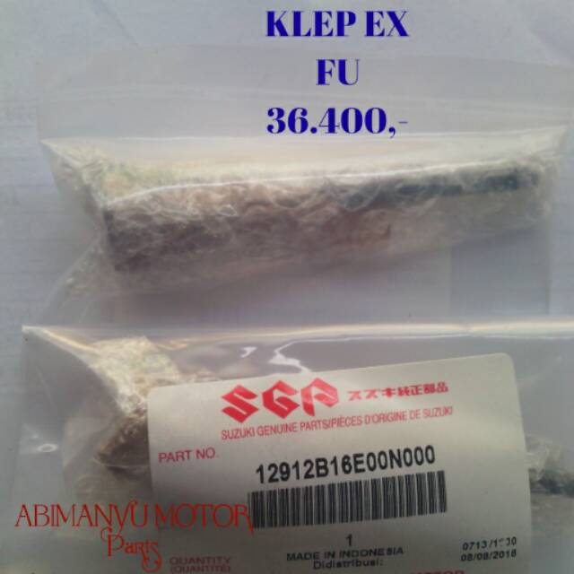 Klep ex FU original SGP