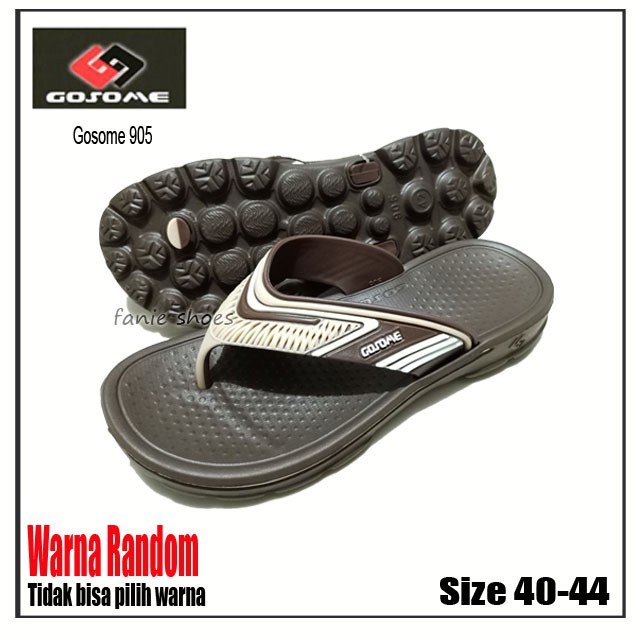 Gosome 905 40-44 Jumbo Sandal Jepit Karet Pria Sehari-hari / Sandal Jepit Laki / Sandal Santai Laki