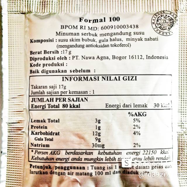 

Formula 100 mengobati gizi buruk dan stunting