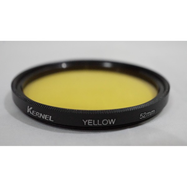 Lens Filter - Rise UK 52mm Full Yellow Color Gel Filter
