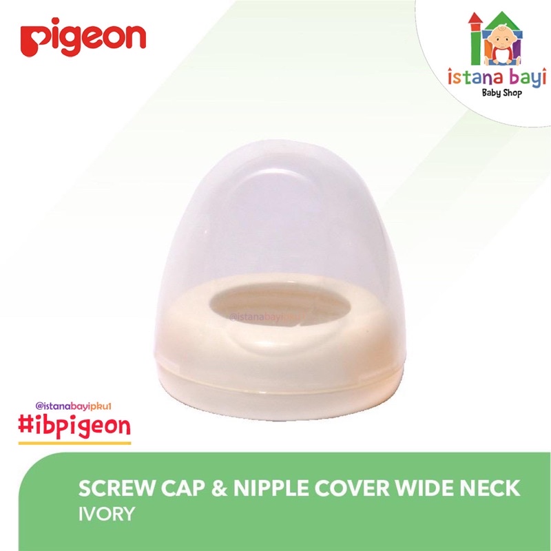 PIGEON Screw Cap + Nipple Cover Wide / Tutup Botol Susu Wide Neck