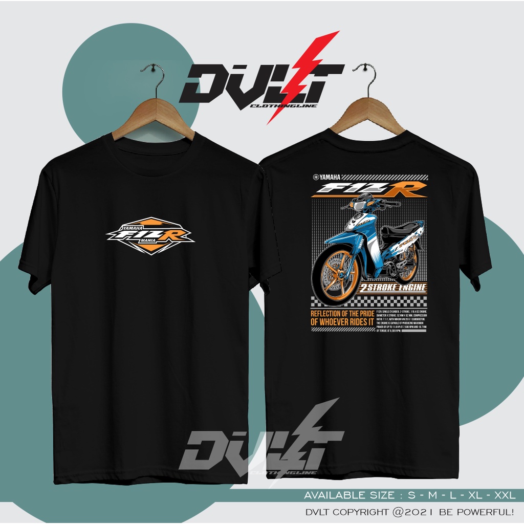 Kaos / Baju Fiz R Indonesia Yamaha 2 Tak Baju FizR Mania 2 Stroke Speed Racing Full Color Terbaru - 