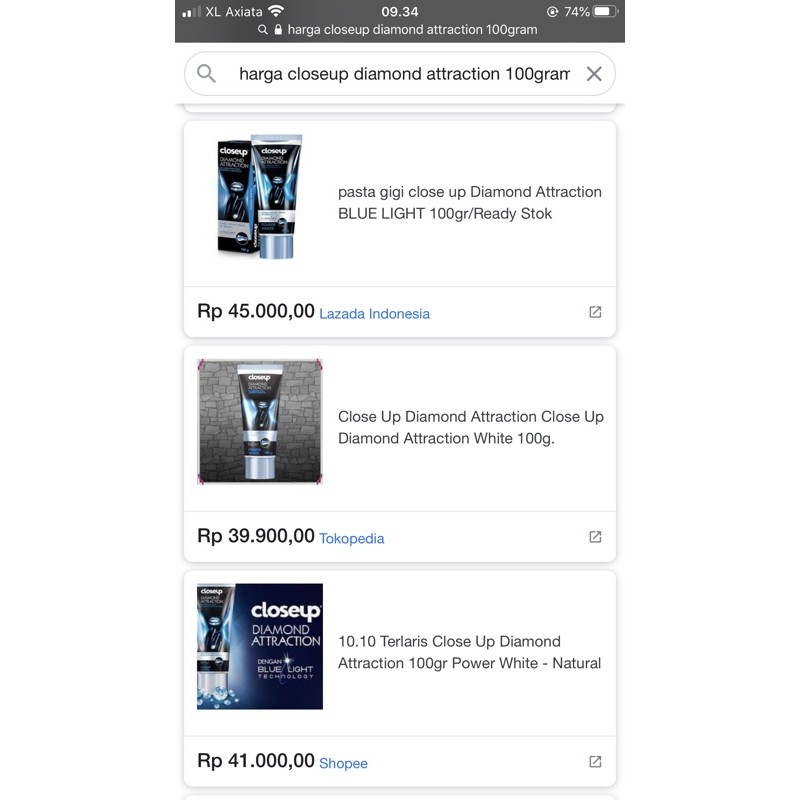 Close Up Diamond Attraction 100gr