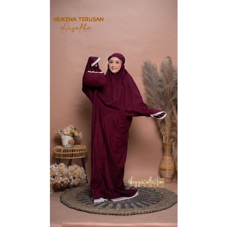 Mukena Travelling Mukena Terusan Dewasa Mukena Katun Mikro