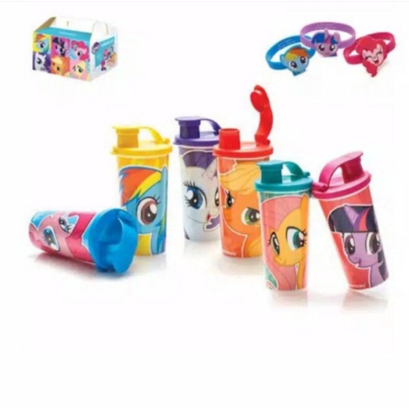 botol minum anak tupperware my little pony tumbler (1) pcs