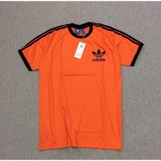  KAOS ADIDAS RETRO  CALIFORNIA ORANGE Shopee Indonesia