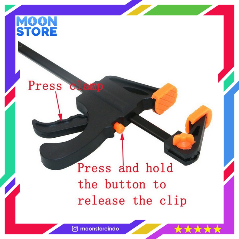 SPEED SQUEEZE RATCHETING CLAMP PENJEPIT KAYU