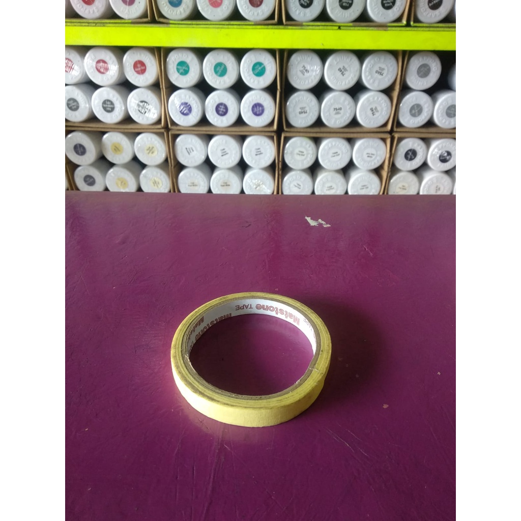 

Masking Tape (Lakban Kertas) 1/2 inci