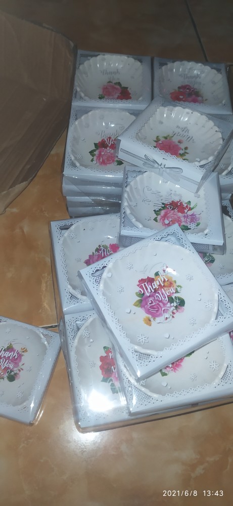 Kemasan Kotak Mika Souvenir Mangkok Bulat Ceper