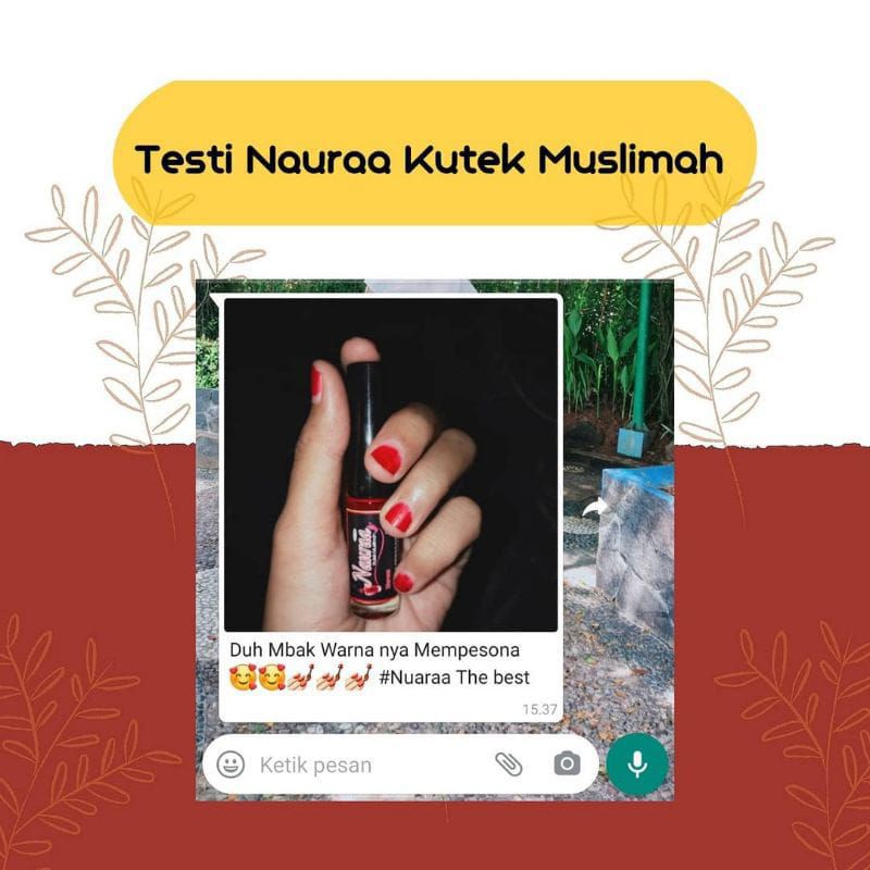 Naura kutek Muslimah/ Kuteks Halal Muslimah Perawatan Kecantikan (Bisa COD)