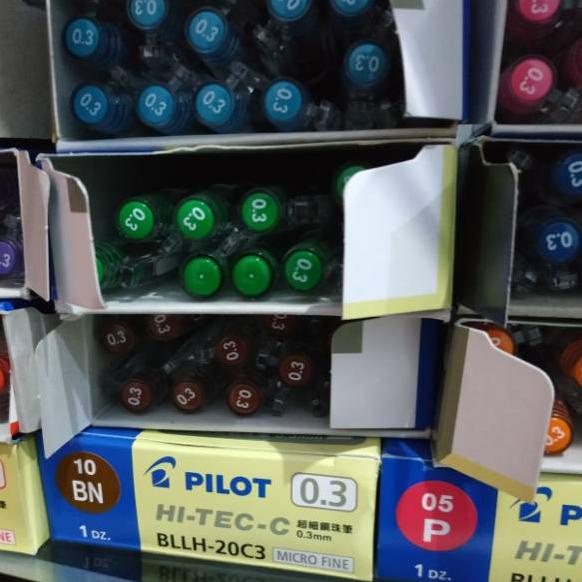 

(SIAP KIRIM!) Pulpen hitec pilot 0.3 dan 0.25 lusinan / perpak hi tec pulpen hi tech pen hi tech hitech