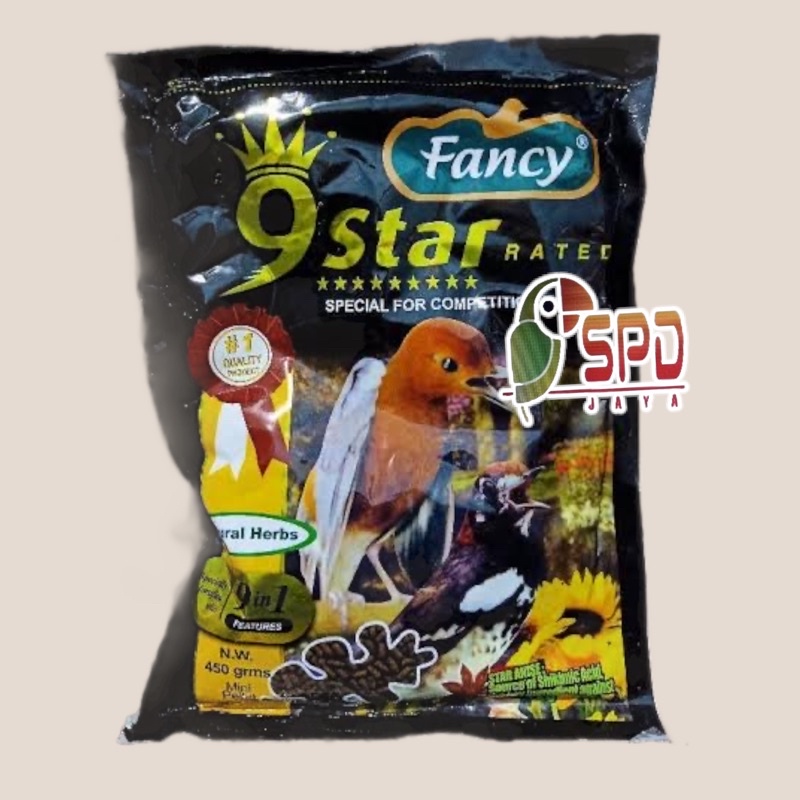 FANCY 9 STAR NATURAL HERBAL / PAKAN BURUNG MURAI KACER CUCAKRAWA