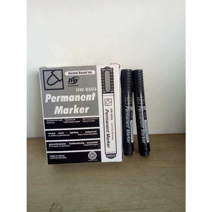 

Permanent Marker / Spidol Sekolah, Kampus, Guru dll HITAM murah meriah