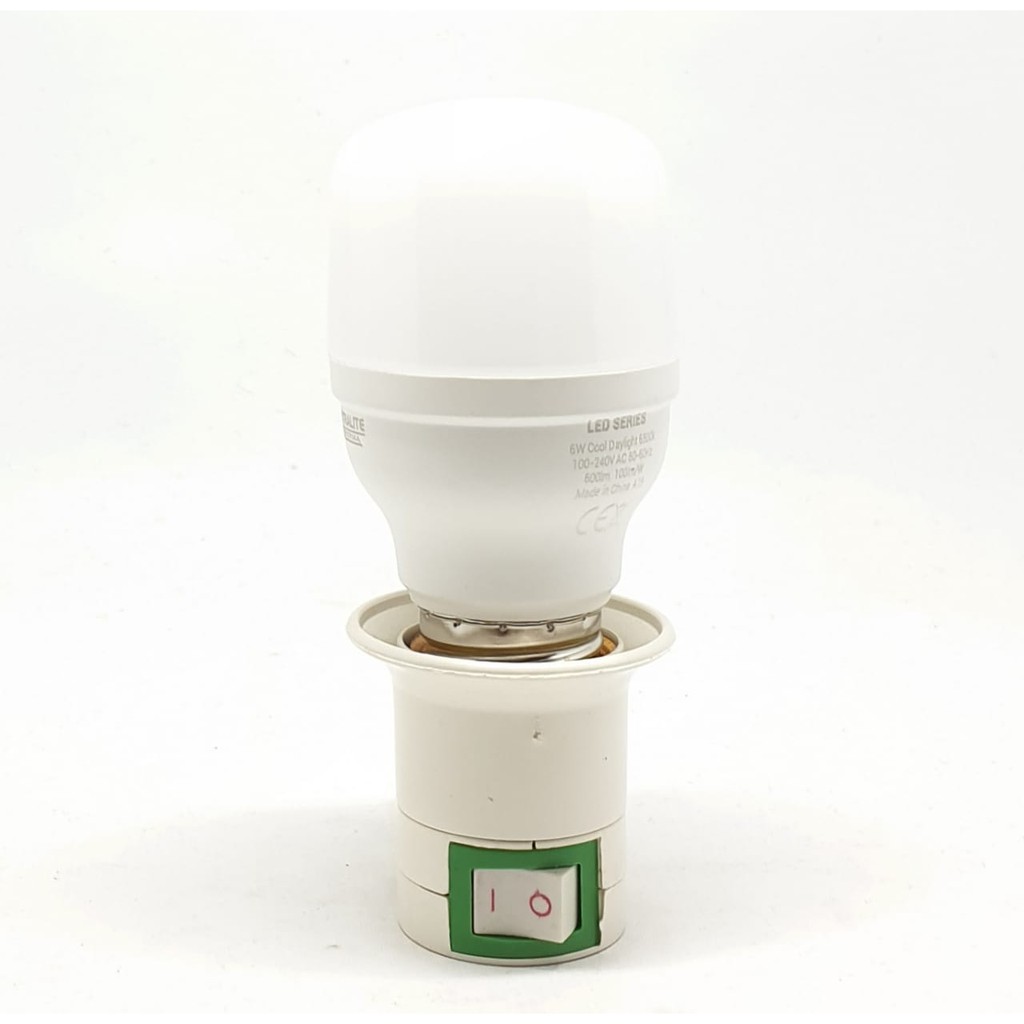 CTL Performa 6w Capsule Cd Putih Premium + Linux Fiting Colok Switch / Lampu Tidur / Mini Lamp