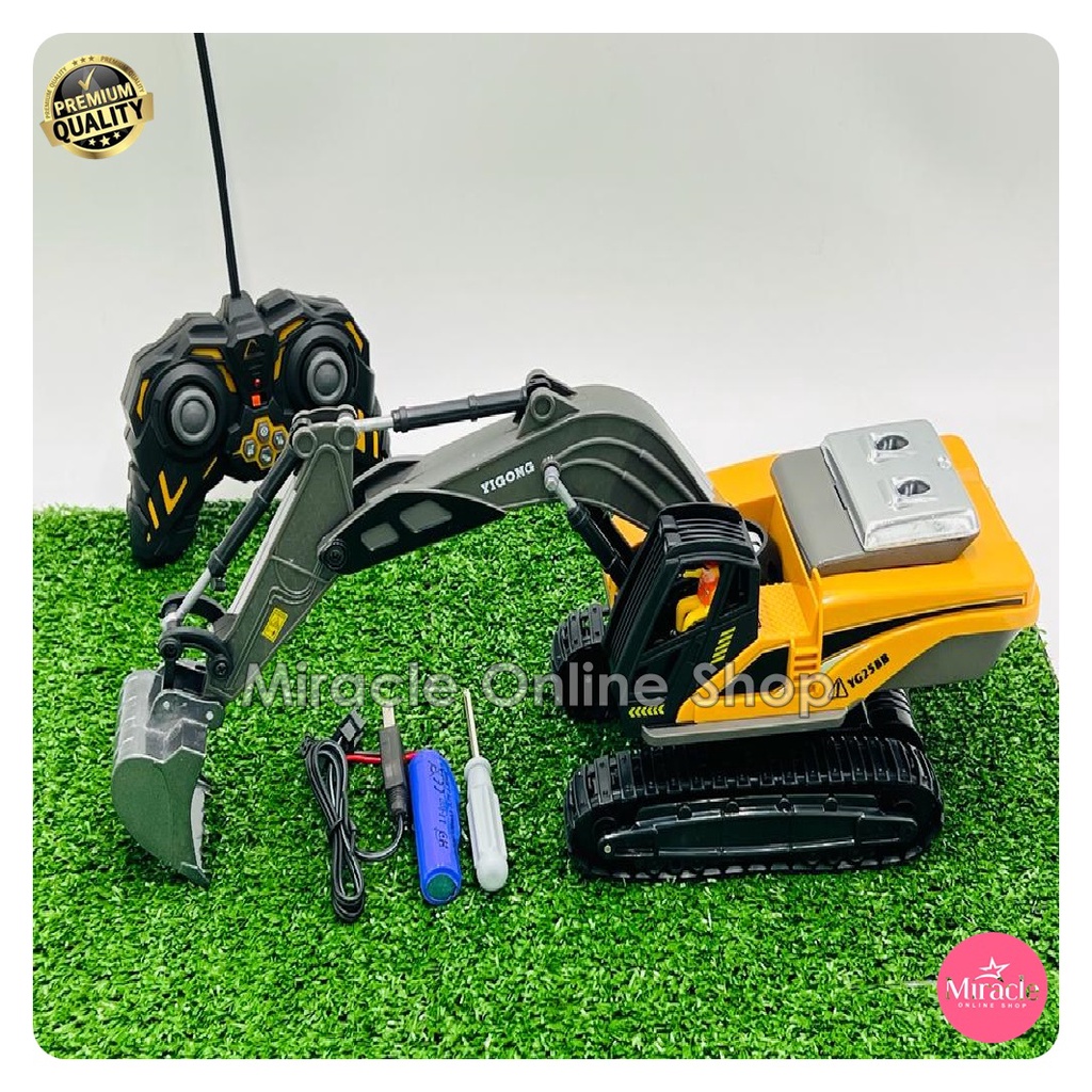 MAINAN TRUK EXCAVATOR RC CHARGER/ MOBIL BEKO REMOT CONTROL BESAR