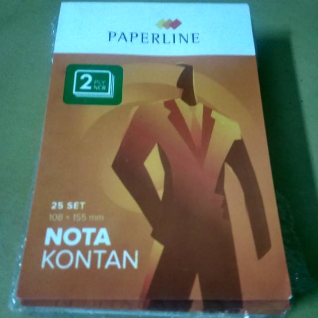

Paperline.Nota kontan.2ply isi 10 buku