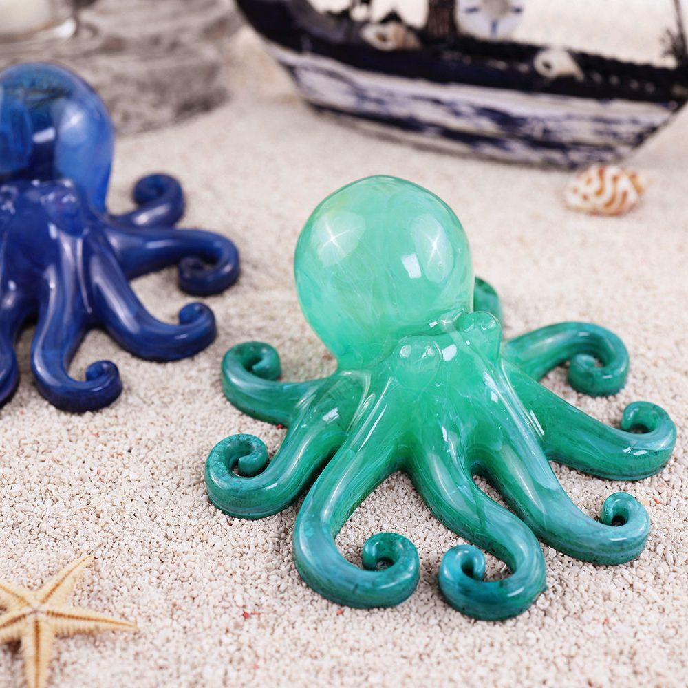 R-flower Ocean Octopus Silicone Mold Cetakan Tanah Liat Epoxy Hadiah Xmas Casting Mold