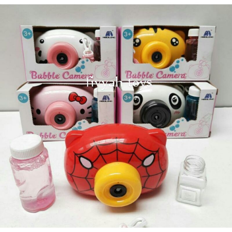 Mainan Anak BUBBLE CAMERA ELEKTRIK BerGelembung /Fiyyah toys