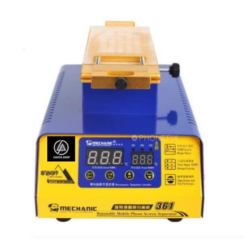 Mesin Pemisah Mechanic Mcn-361 Model Putar Mesin Pemisah Lcd touchscreen Vaccum Separator