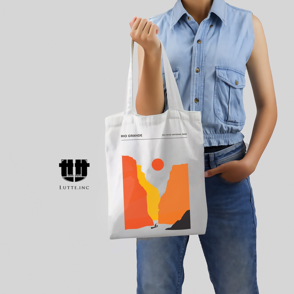 Tote bag Kanvas Totebag Original Lutte.Inc  Tas Tote Premium View Series