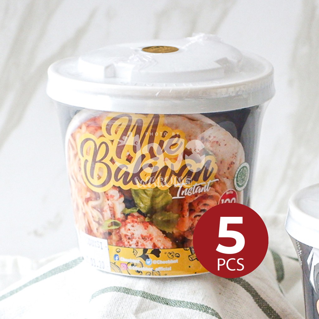 

Cheebot Mie Bakwan Tomyam 5pcs - Jago Warung