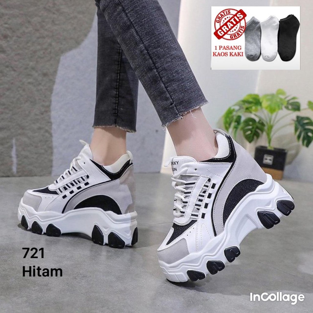 SEPATU WEDGES WANITA IMPOR  FASHION KOREA 721