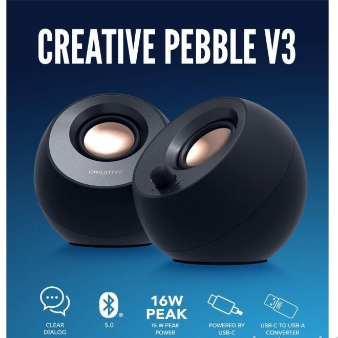 CREATIVE Pebble V3 Bluetooth 5.0 Desktop Speaker
