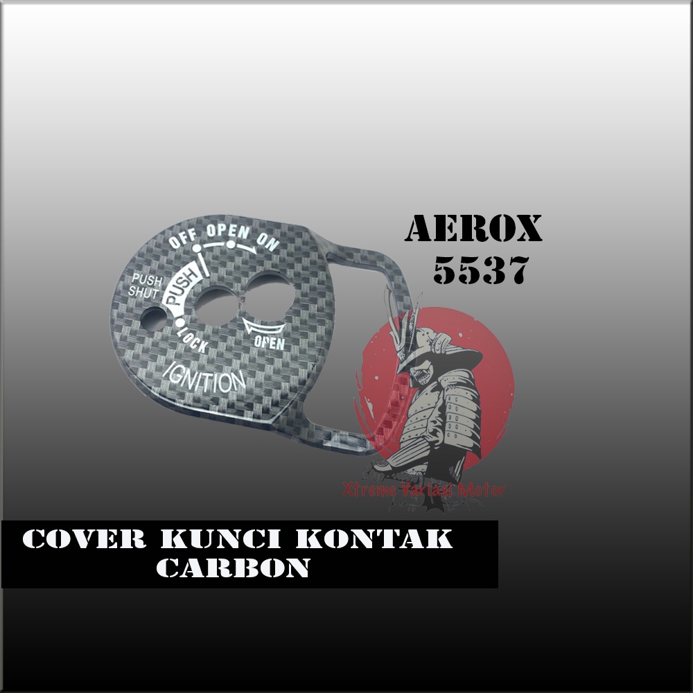 Cover kunci kontak carbon import motor all nmax new , vario 150 , all aerox