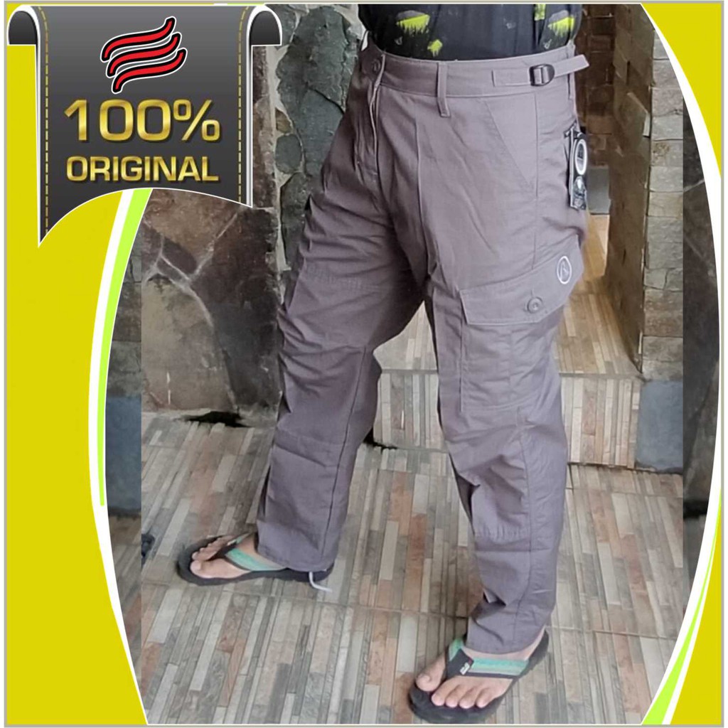 Celana Panjang Ripstop Katun Snepring - Celana Gunung Cargo Ripstop Katun SNEPRING - Celana Pendaki