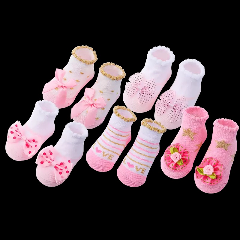 (Pimenova) kaos kaki bayi newborn kaos kaki bayi lucu pita renda bunga