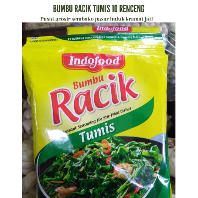 

Bumbu racik tumis rencengan, isi 10 bks
