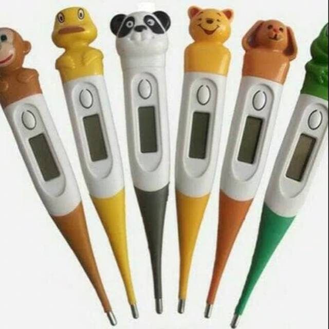 Thermometer digital anak karakter/Thermometer Kartun / Pengukur Suhu / Thermometer elastis