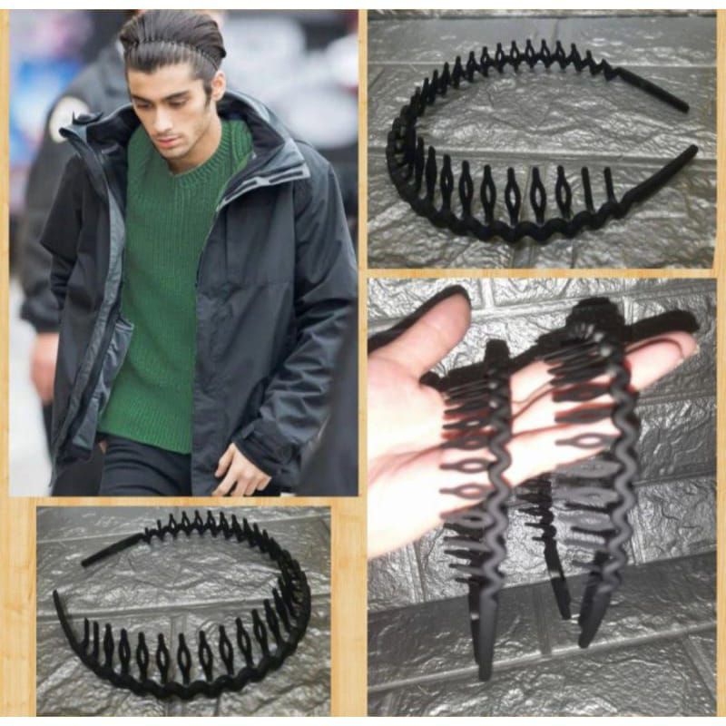 BANDO PRIA WANITA BANDO BOLA BANDO HITAM PRIA WAVE BANDO SIRKAM GIGI HAIRBAND COMB  SISIR KOREA PREM