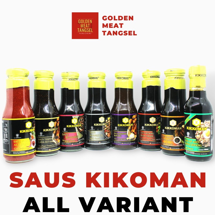 

Saus Kikoman - All Variant - Golden Meat Tangsel