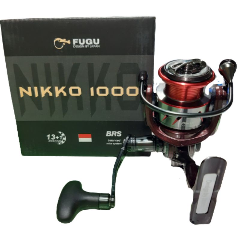REEL FUGU NIKKO SW 13+1 BB 1000 2000 4000 6000 POWER HANDLE