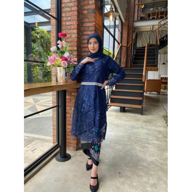 NEW !! KEBAYA MODERN//KEBAYA PESTA//SET TUNIK AYESHA//KEBAYA MODERN//KEBAYA MEWAH//BY PELAMINAN BIRU