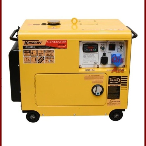 Generator Diesel Krisbow Hp 4000w 1 Ph Silent Cwa