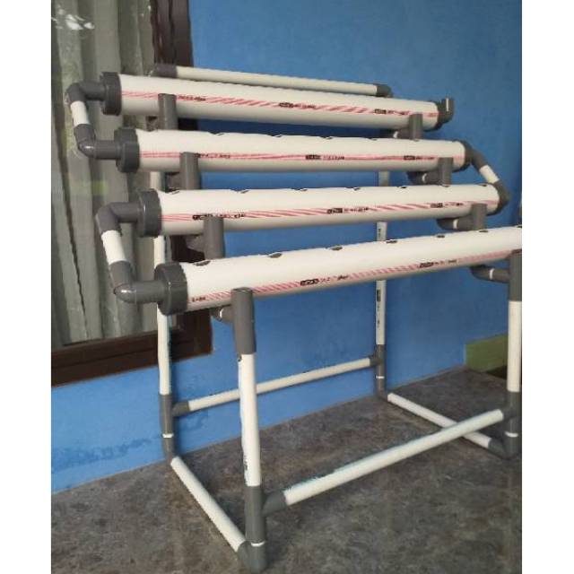 Modul Hidroponik Set 4 Paralon 3 inch 36 Lubang Instalasi DFT NFT Mini garden Urban Farming