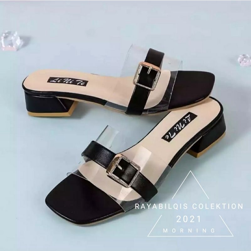 SANDAL MIKA PAREASI GESPER HAK TAHU 3 CM,RAYA SANDAL WANITA