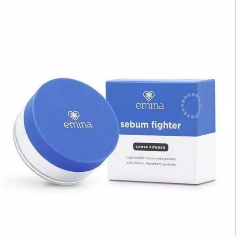 EMINA Ms Pimple Sebum Fighter Loose Powder Bedak Tabur Original BPOM Star COD