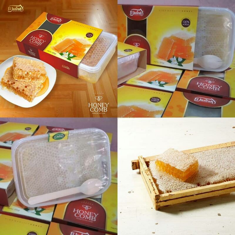 

Honey Comb El Jazirah Murni Asli 500 g