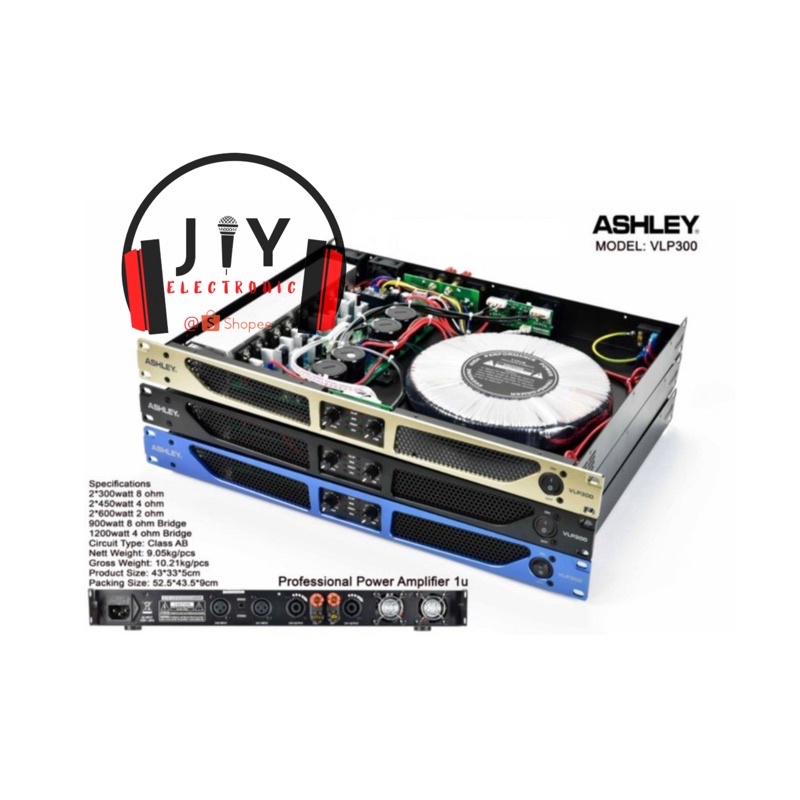 Power Ashley 2 Channel VLP 300 VLP300 Original