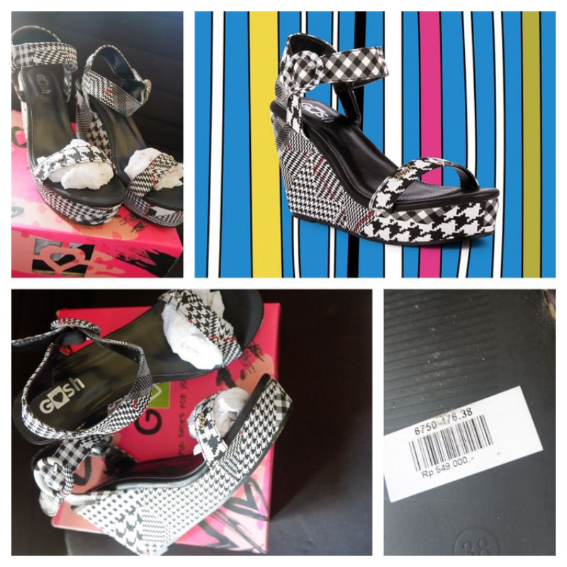 Sepatu Wedges Gosh