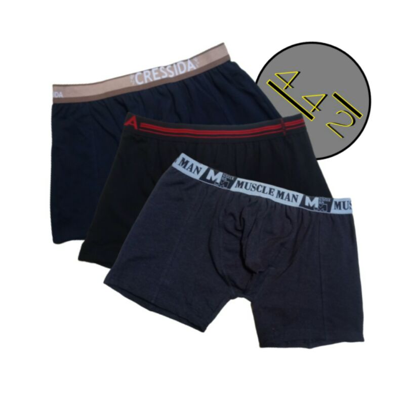 Cd Boxer pria isi 3 Pcs