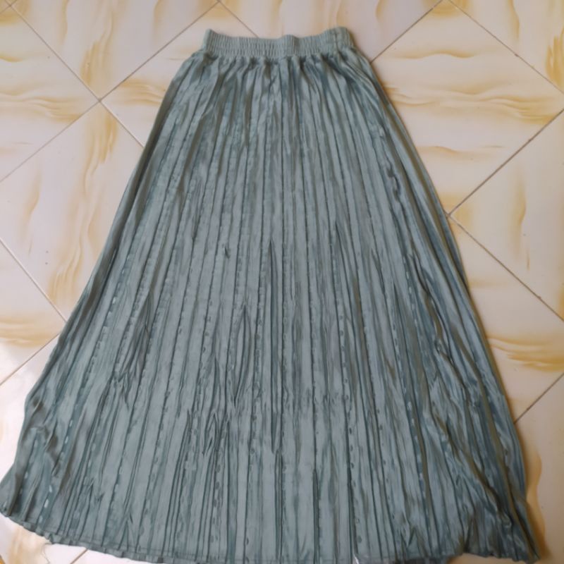 VELVET PLEATED SKIRT EAPPLECLOTHINGS