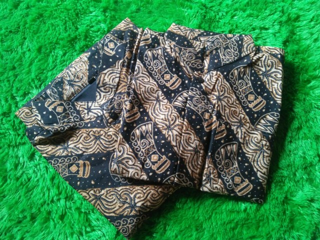 Atasan Kemeja Batik Pria Lengan Panjang Premium Permana 3 Long Full Furing Kharis Batik Solo Ori