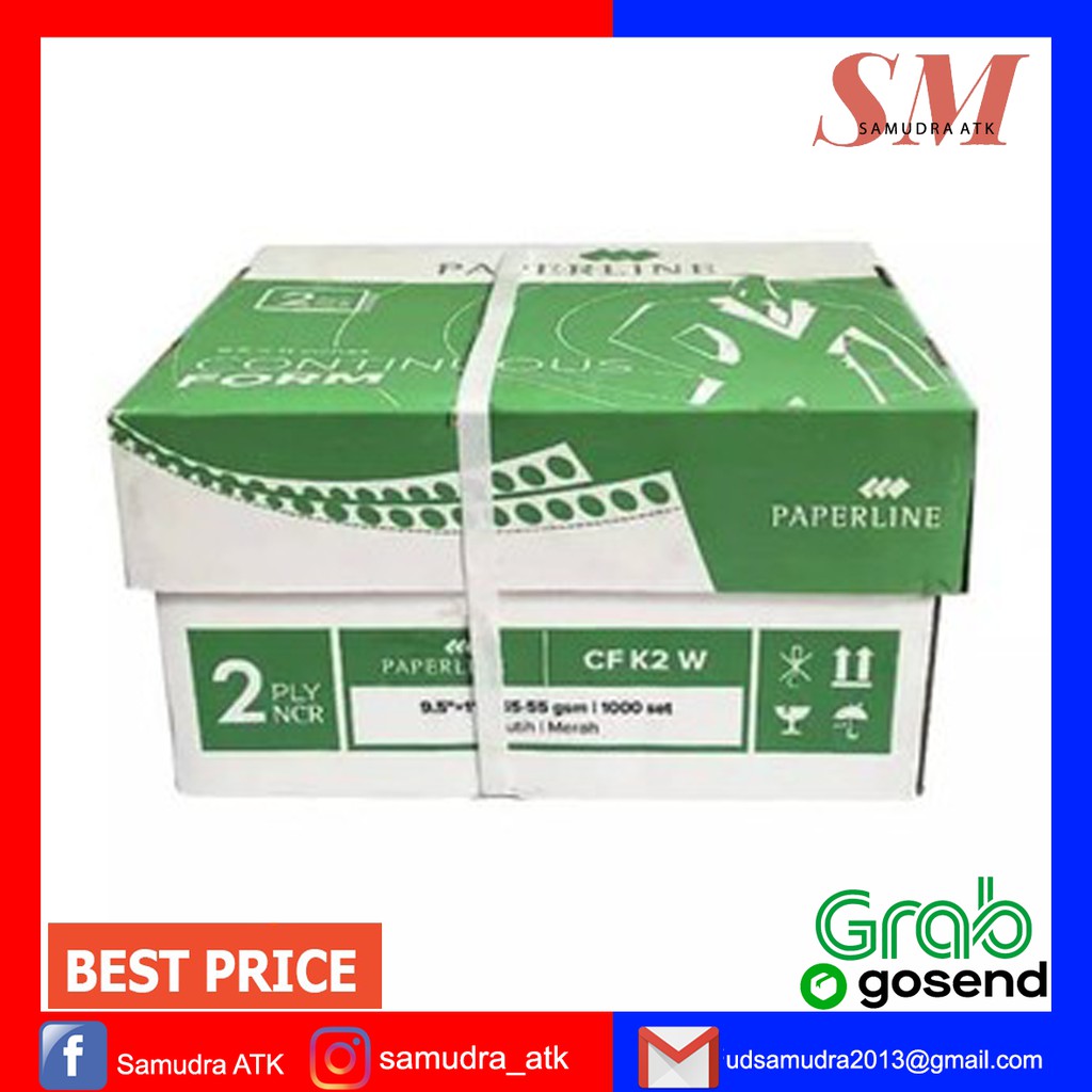 

CONTINUOS FORM 2 PLY W FULL 1 DUS KHUSUS GOSEND Distributok ATK Lengkap - samudra.atk