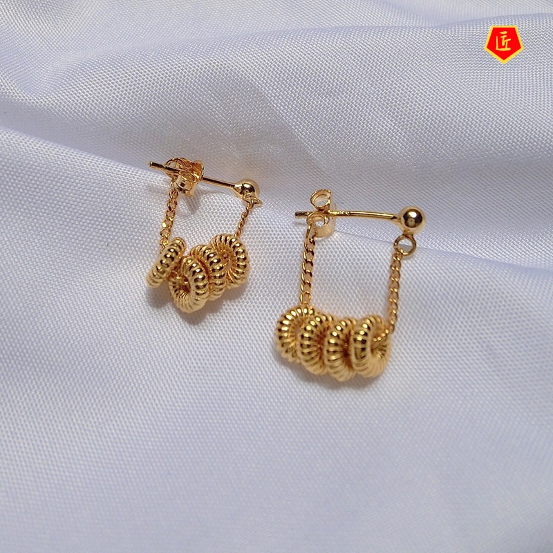 [Ready Stock]Retro Affordable Luxury S925 Silver Earrings Women's New 2021