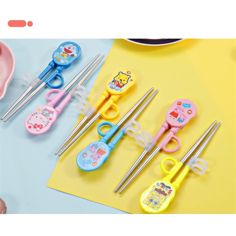 Training Chopstick Sumpit anak belajar makan model karakter kartun