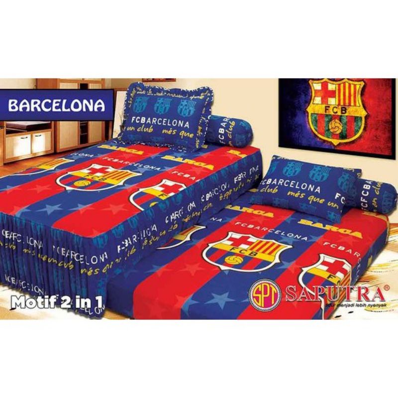 Sprei Saputra bedsorong uk.120x200 - Sprei duo - Sprei barcelona